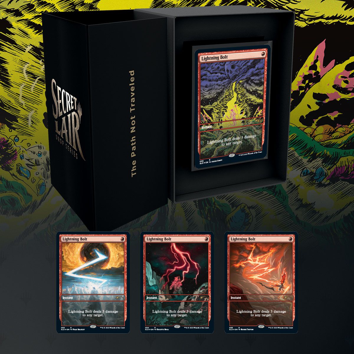 Magic: The Gathering TCG: Secret Lair Drop Series - Mountain, Go Card Game Wizards of the Coast