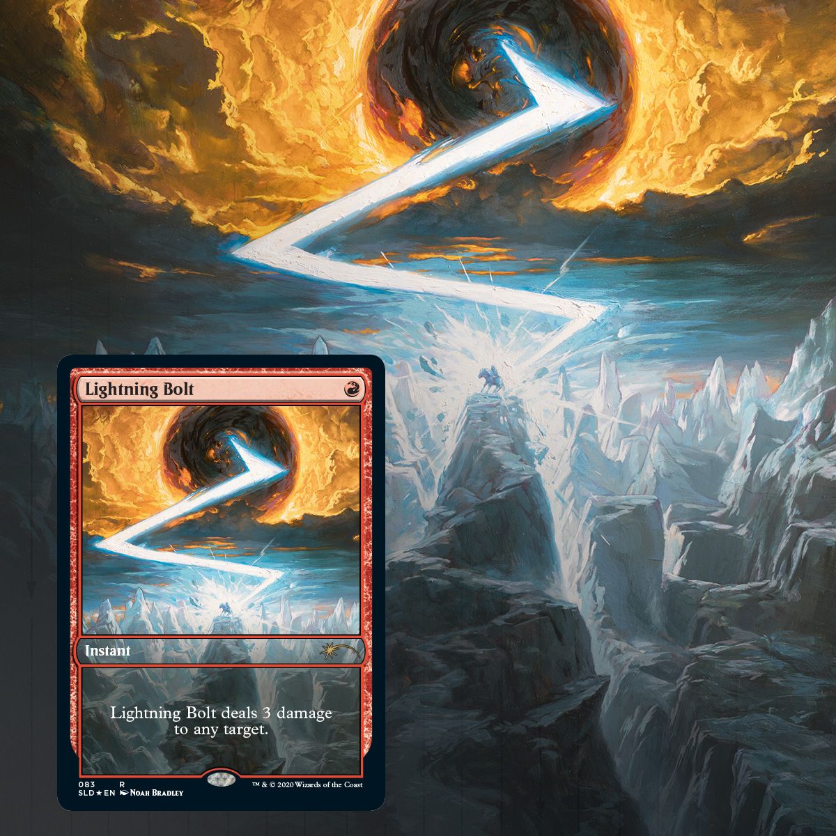 Magic: The Gathering TCG: Secret Lair Drop Series - Mountain, Go Card Game Wizards of the Coast