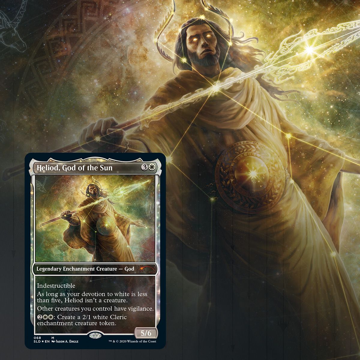 Magic: The Gathering TCG: Secret Lair Drop Series - Theros Stargazing: Volume I - Heliod Card Game Wizards of the Coast