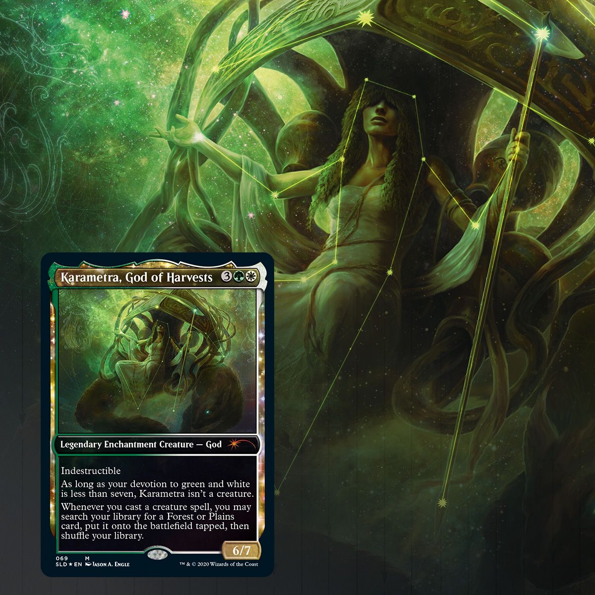 Magic: The Gathering TCG: Secret Lair Drop Series - Theros Stargazing: Volume I - Heliod Card Game Wizards of the Coast