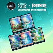 Magic: The Gathering TCG: Secret Lair x Fortnite: Landmarks and Locations - Foil Card Game Wizards of the Coast