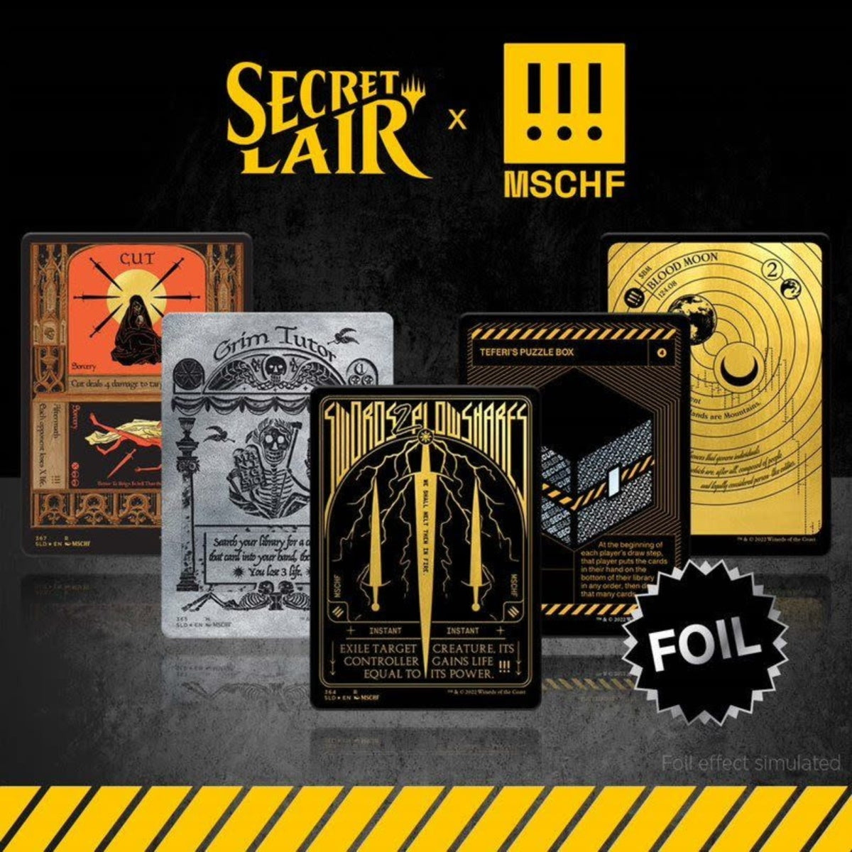 Magic: The Gathering TCG: Secret Lair x MSCHF - FOIL EDITION Card Game Wizards of the Coast