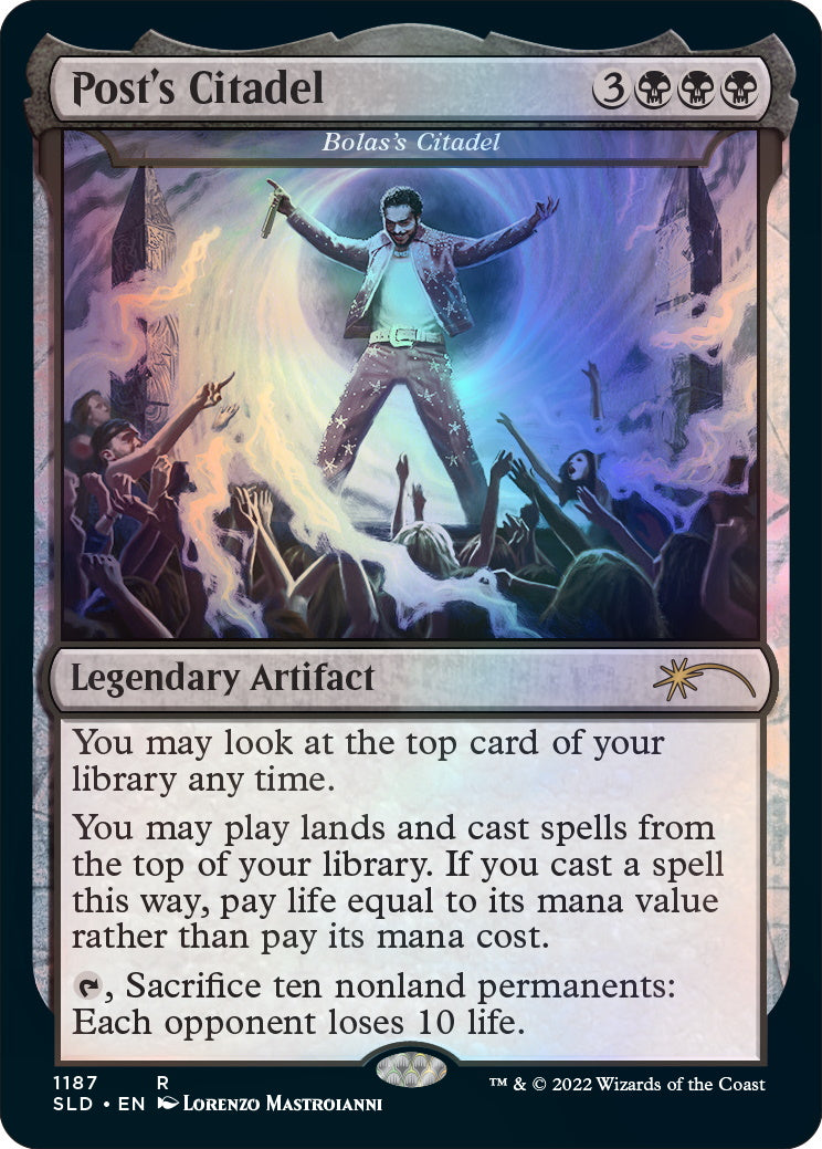 Magic: The Gathering TCG: Secret Lair x Post Malone: Backstage Pass - Foil Card Game Wizards of the Coast