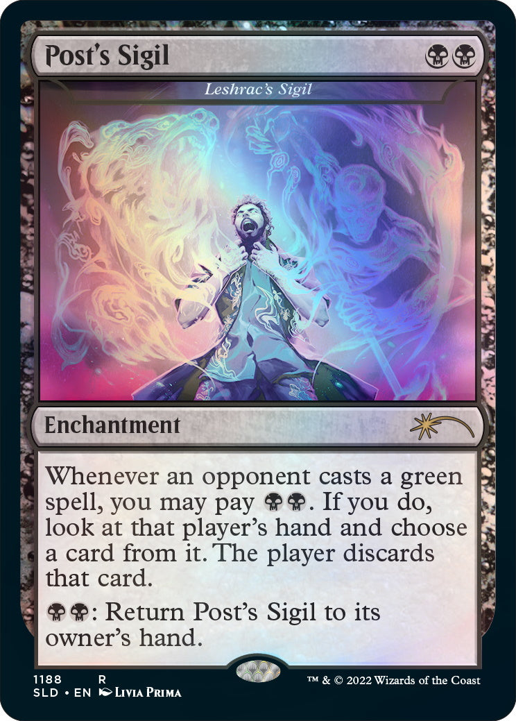 Magic: The Gathering TCG: Secret Lair x Post Malone: Backstage Pass - Foil Card Game Wizards of the Coast