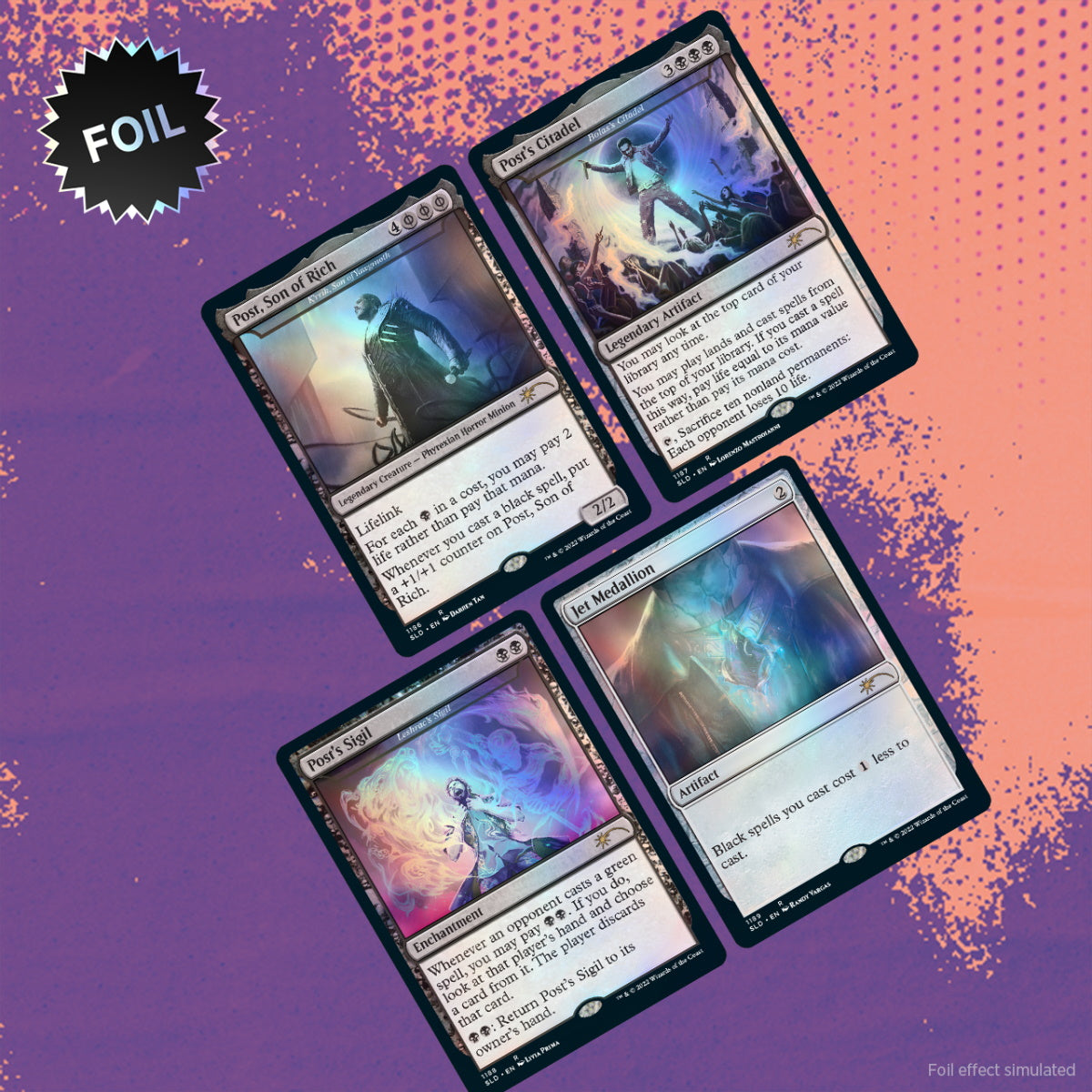 Magic: The Gathering TCG: Secret Lair x Post Malone: Backstage Pass - Foil Card Game Wizards of the Coast