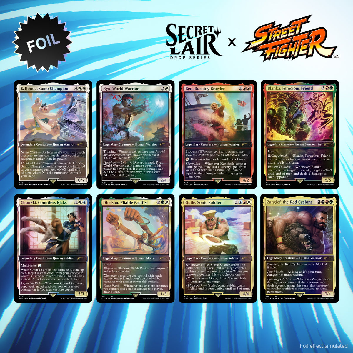 Magic: The Gathering TCG: Secret Lair x Street Fighter - FOIL Card Game Wizards of the Coast