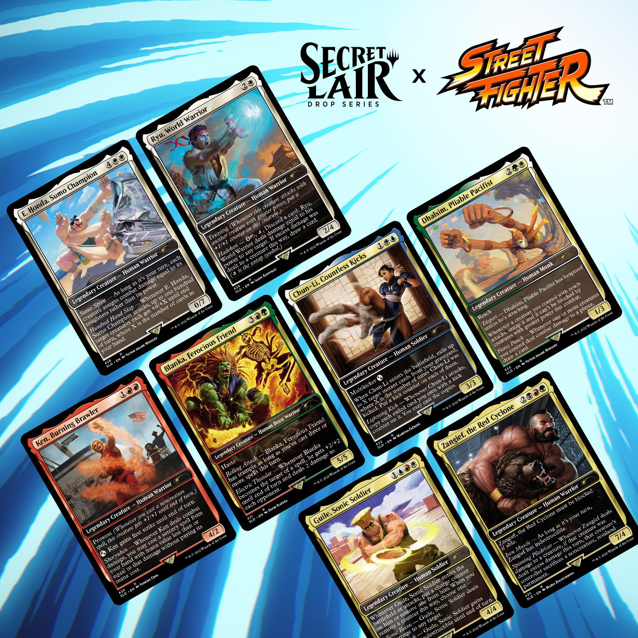 Magic: The Gathering TCG: Secret Lair x Street Fighter Card Game Wizards of the Coast