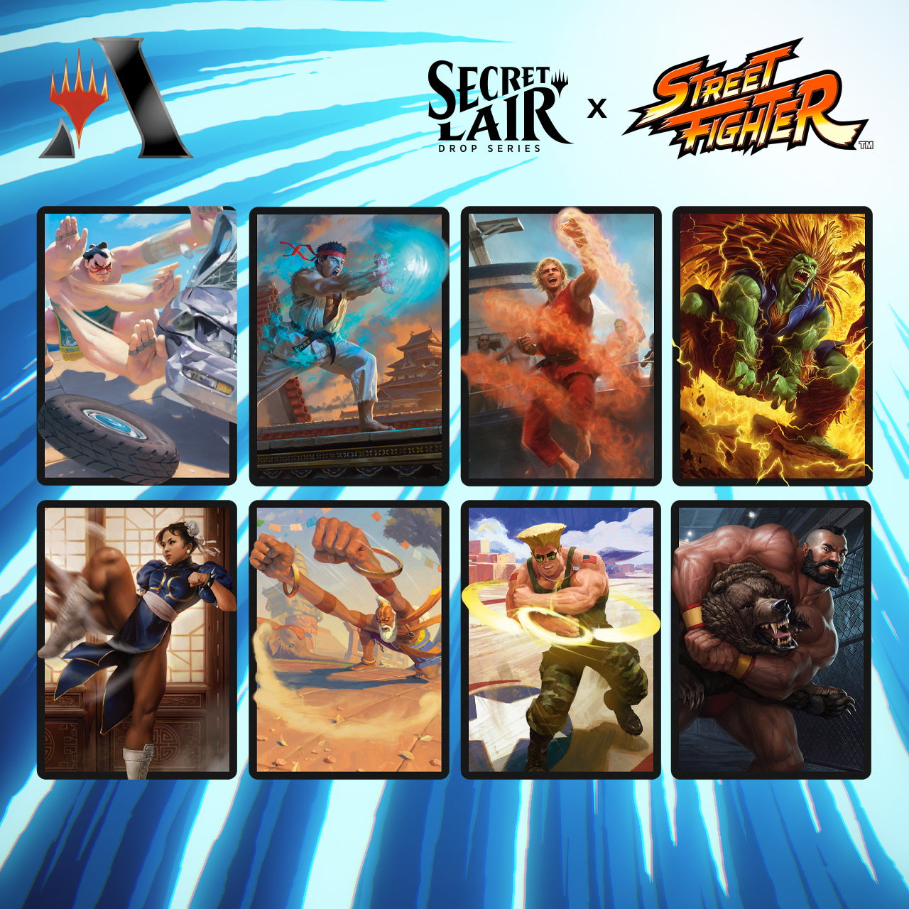 Magic: The Gathering TCG: Secret Lair x Street Fighter Card Game Wizards of the Coast