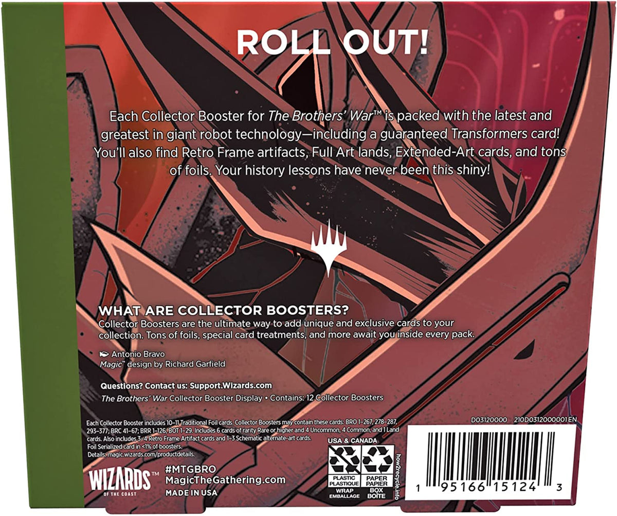 Magic: The Gathering TCG: The Brother's War Collector Booster Box - 12 Packs Card Game Wizards of the Coast