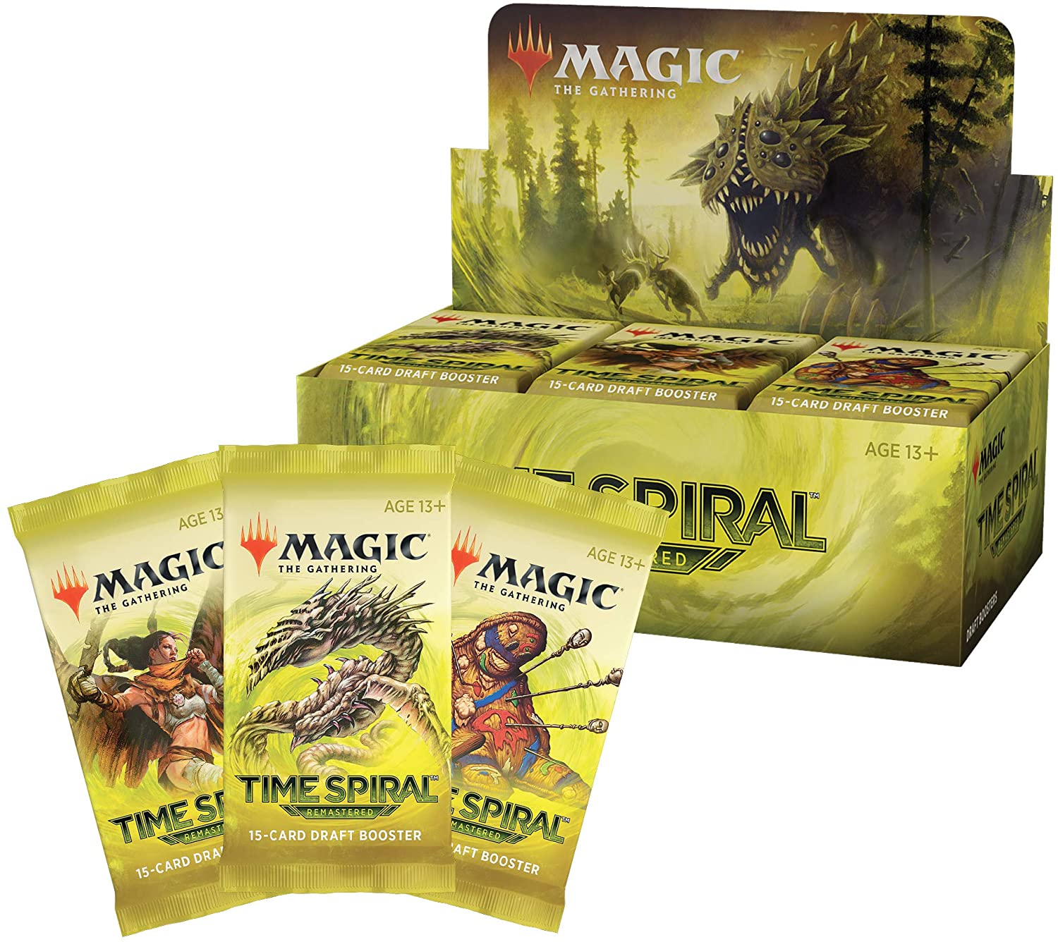 Magic: The Gathering TCG: Time Spiral Remastered Draft Booster Box - 36 Packs Card Game Wizards of the Coast