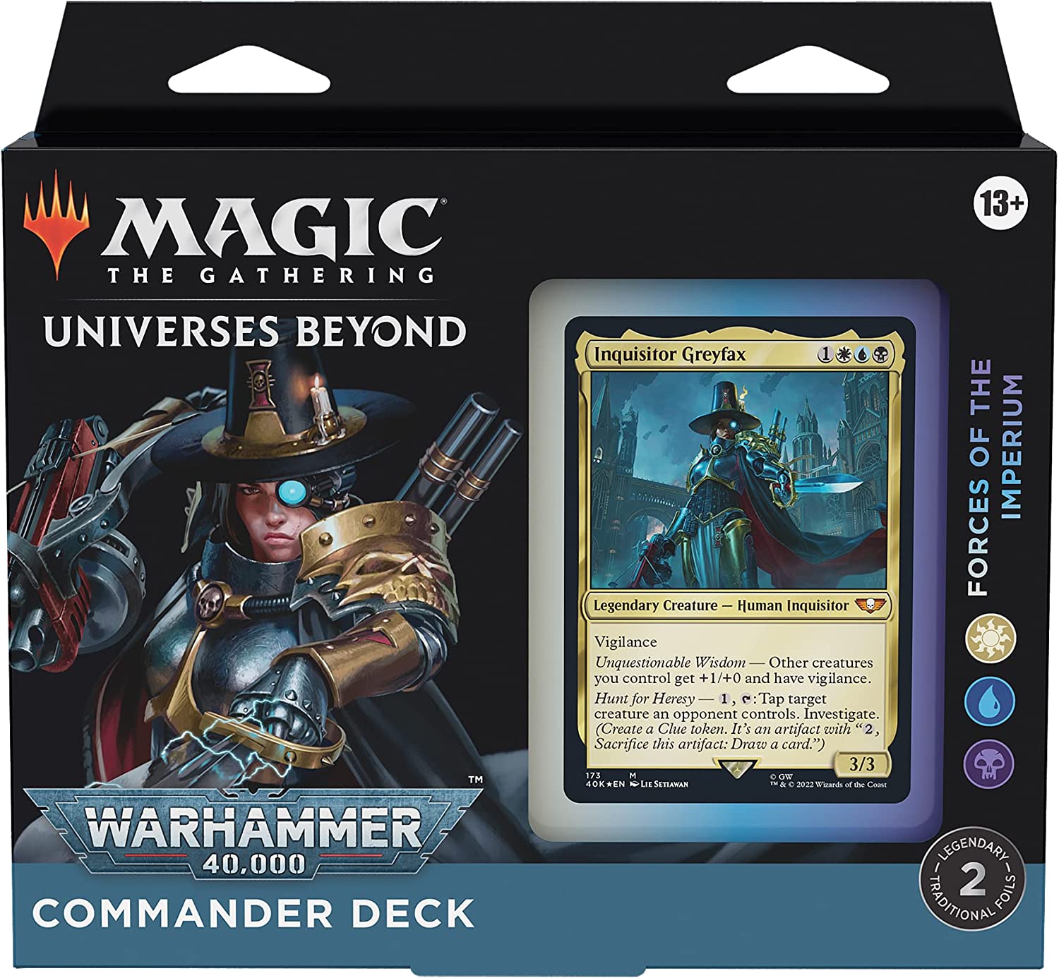 Magic: The Gathering TCG: Universes Beyond: Warhammer 40,000 Commander Complete Deck Bundle Card Game Wizards of the Coast