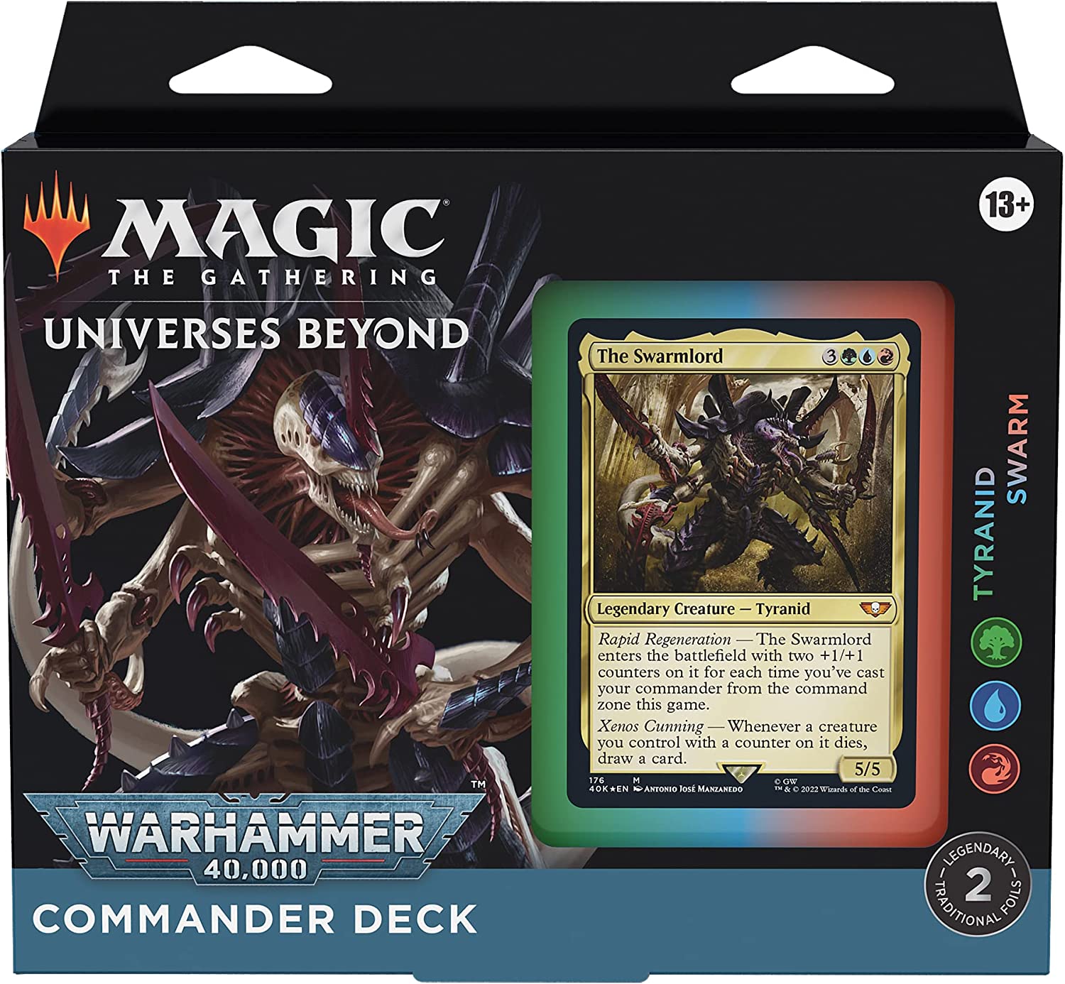Magic: The Gathering TCG: Universes Beyond: Warhammer 40,000 Commander Complete Deck Bundle Card Game Wizards of the Coast