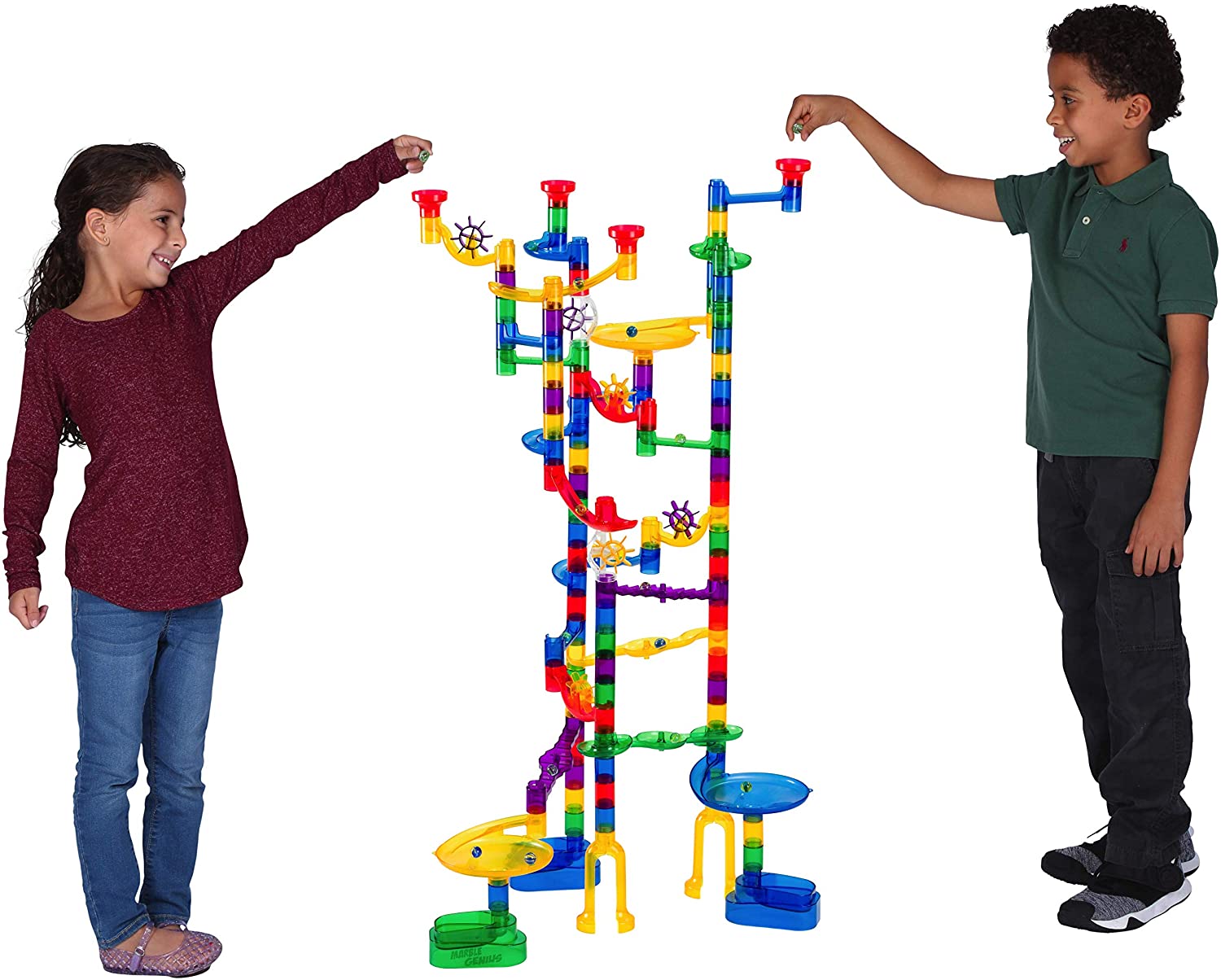 Marble Genius Marble Run Super Set - 150 Piece Set Toys & Games Marble Genius