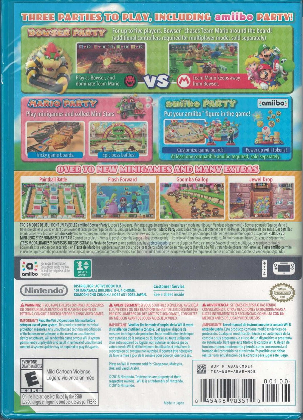 Mario Party 10 [Nintendo Wii U] Nintendo Wii U Video Game Nintendo   