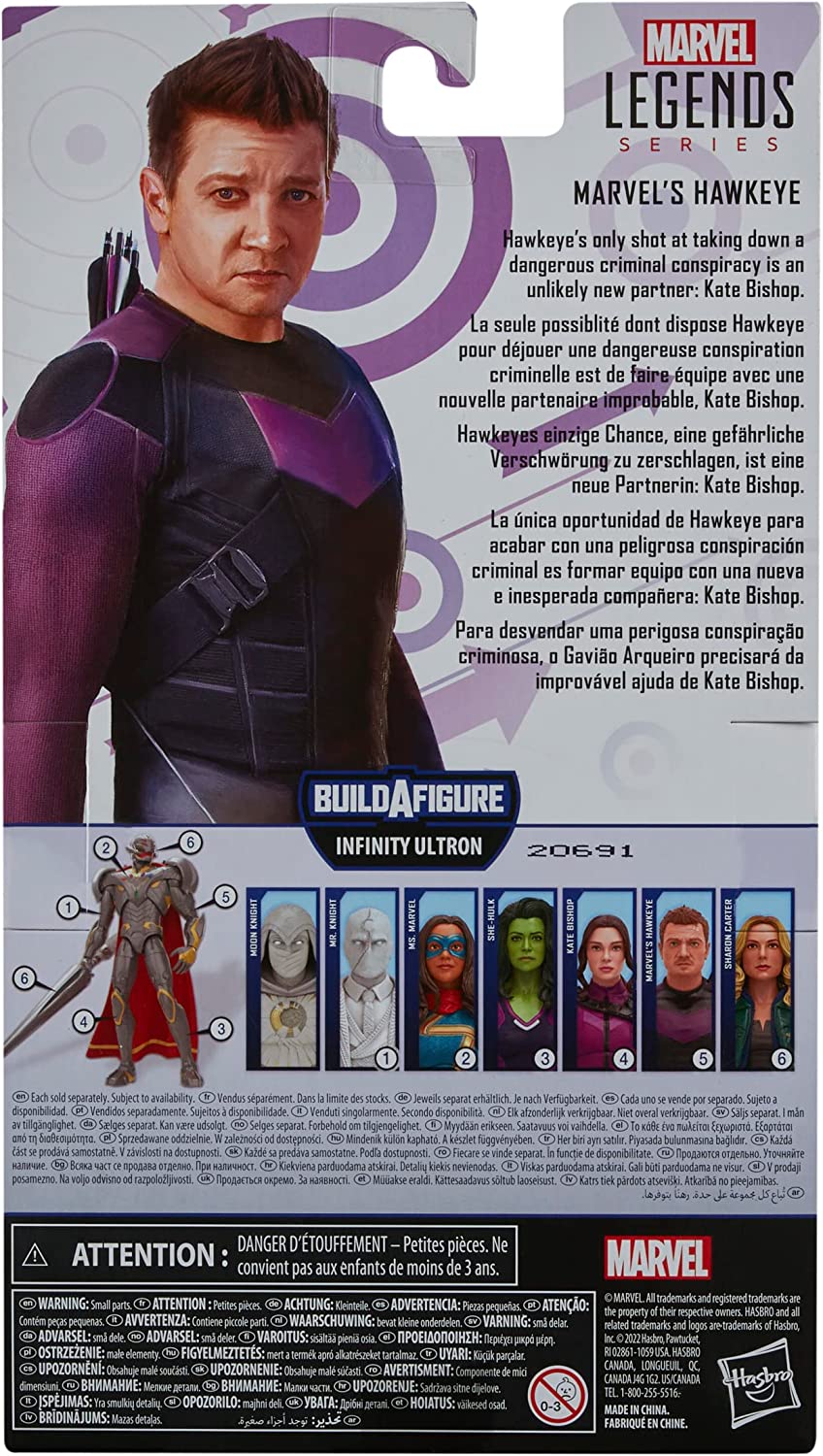 Marvel Legends Series: MCU Disney Plus Marvel’s Hawkeye 6" Action Figure Toys & Games Hasbro