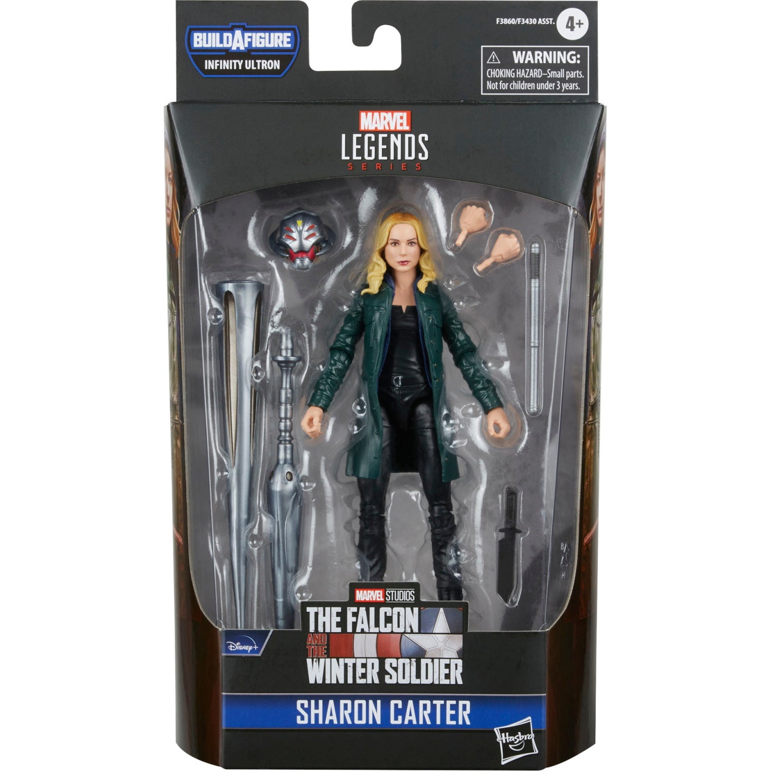 Marvel Legends Series: MCU Disney Plus Sharon Carter 6" Action Figure Toys & Games Hasbro
