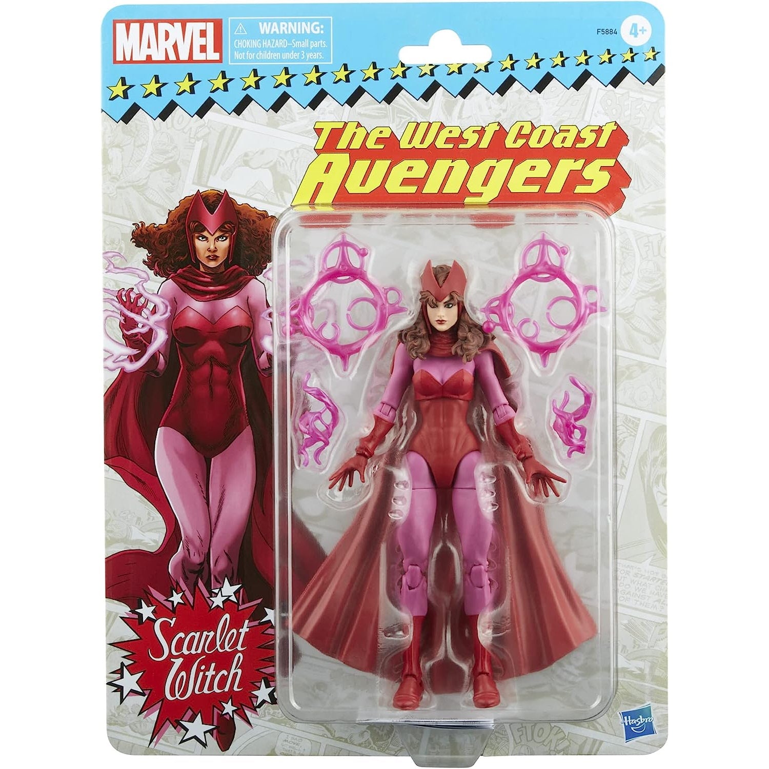 Marvel Legends Series: Scarlet Witch 6" Retro Action Figure Toys & Games Hasbro