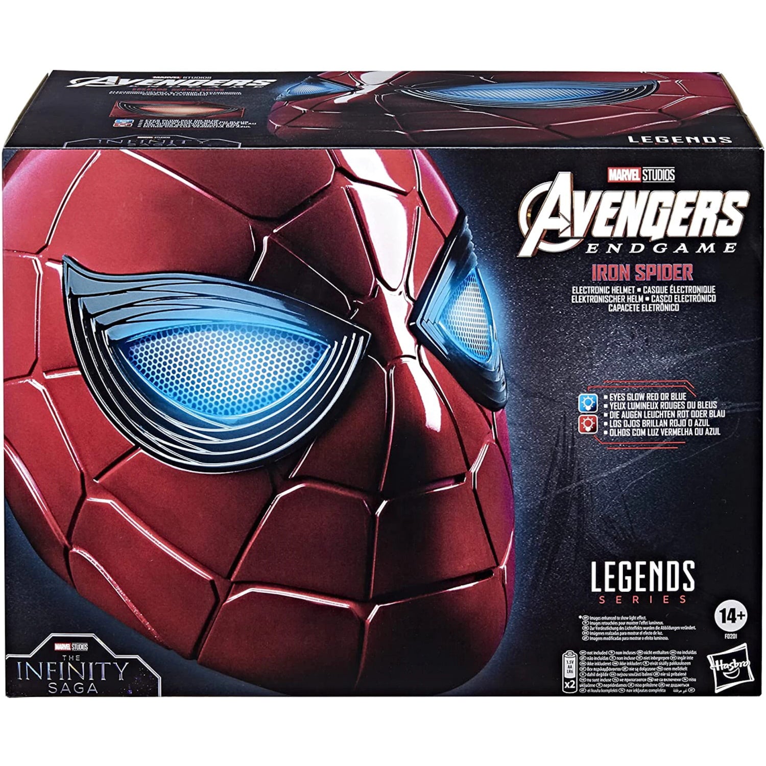 Marvel Legends Series: Spider-Man Iron Spider Electronic Helmet Toys & Games Marvel