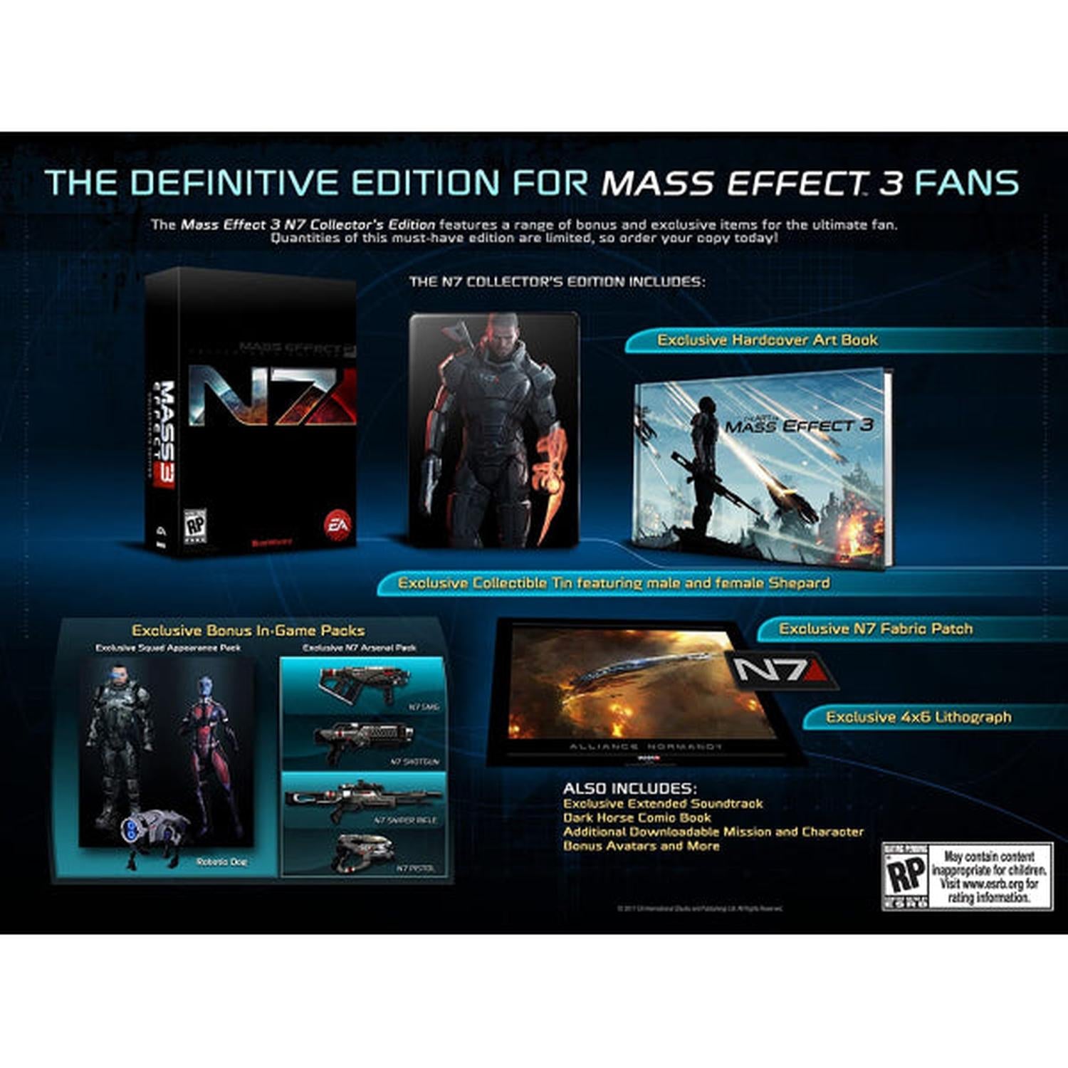 Mass Effect 3 - N7 Collector's Edition [Xbox 360] Xbox 360 Video Game Electronic Arts   