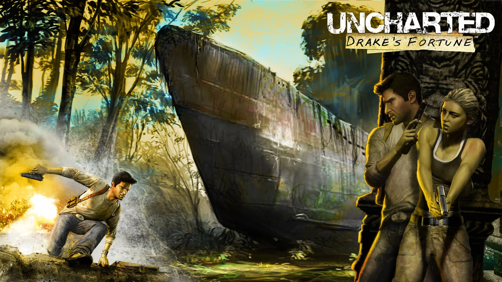 Uncharted: Drake's Fortune - HD Remastered [PlayStation 4] PlayStation 4 Video Game Naughty Dog   