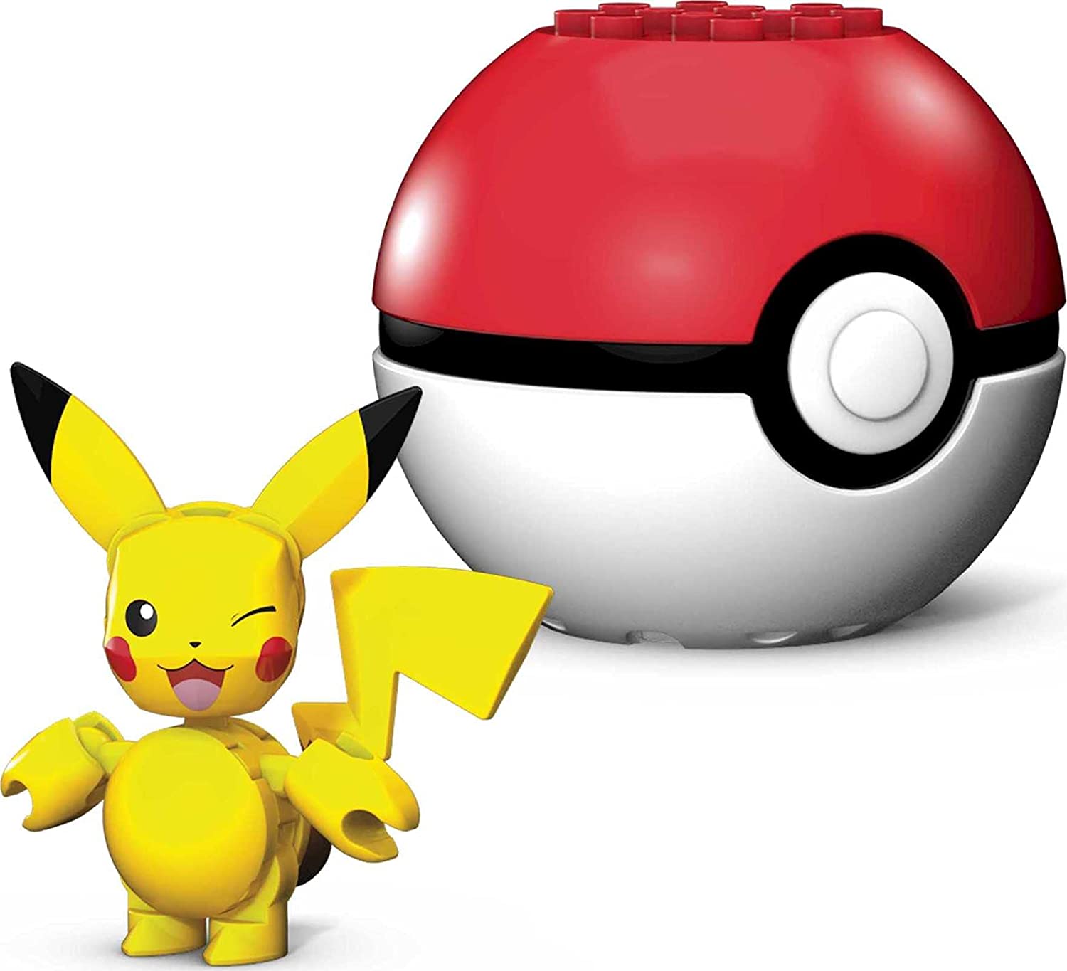 MEGA Pokemon: Pikachu - 16 Piece Building Kit Toys & Games Mattel