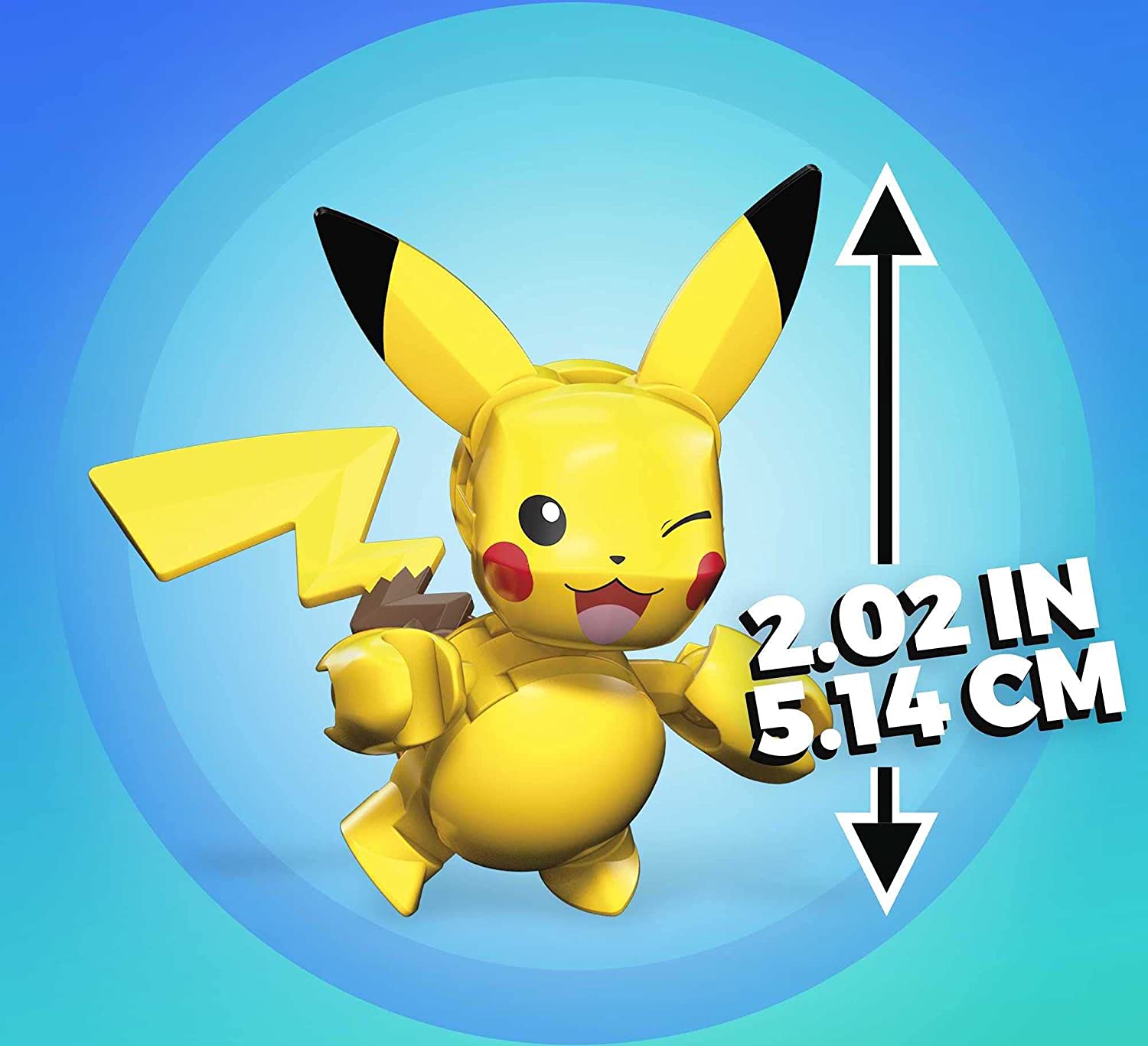 MEGA Pokemon: Pikachu - 16 Piece Building Kit Toys & Games Mattel