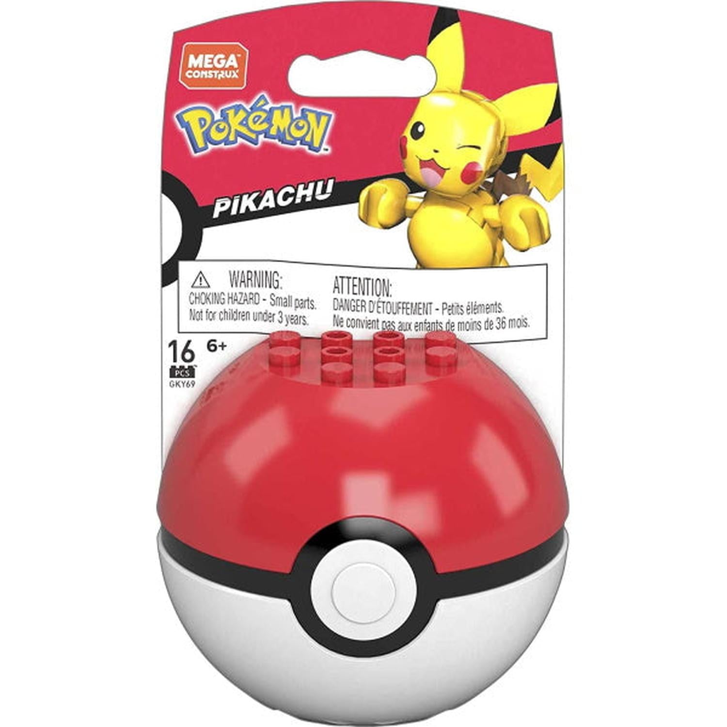 MEGA Pokemon: Pikachu - 16 Piece Building Kit Toys & Games Mattel