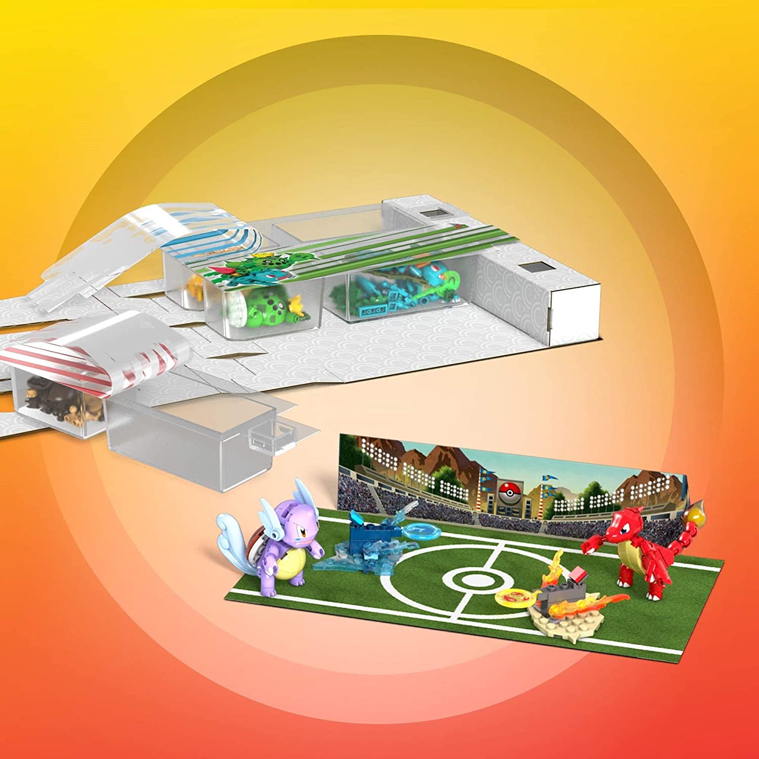 MEGA Pokemon: Trainer Team Challenge - 276 Piece Building Kit Toys & Games Mattel