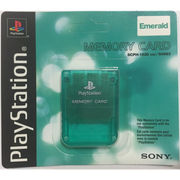 Sony PlayStation 1 Emerald Green Memory Card [PlayStation 1 Accessory] PlayStation 1 Accessories Sony   