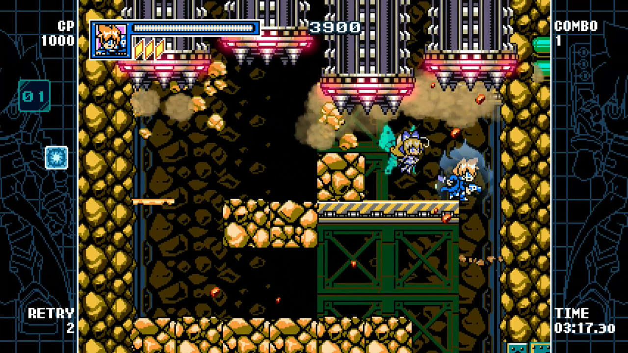 Mighty Gunvolt Burst - Limited Run #082 [Nintendo Switch] Nintendo Switch Video Game Limited Run Games   