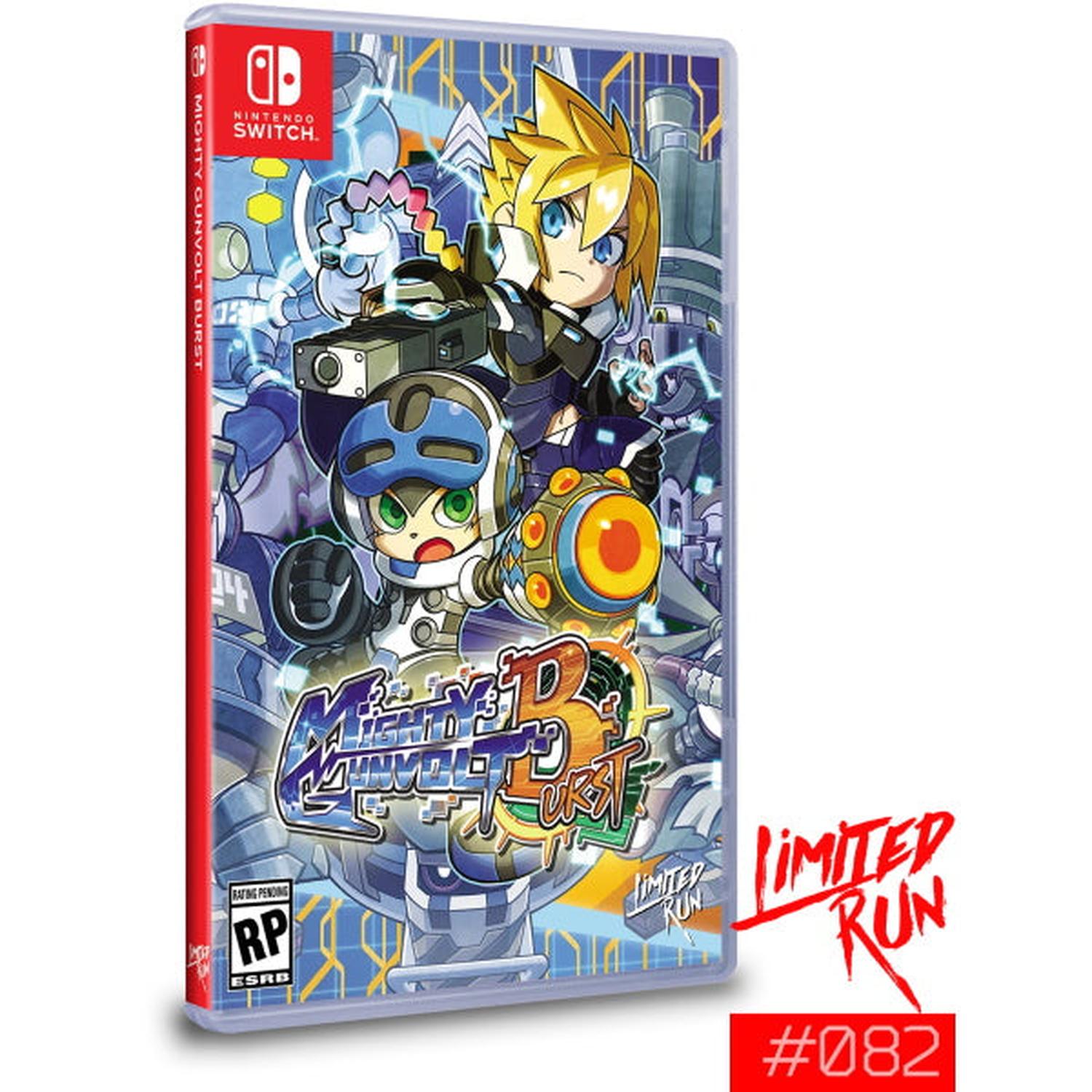 Mighty Gunvolt Burst - Limited Run #082 [Nintendo Switch] Nintendo Switch Video Game Limited Run Games   