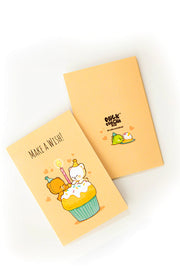 Milk Mocha Bear: Make a Wish Birthday Card House & Home Milk Mocha Bear