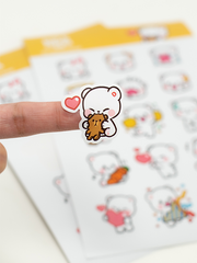 Milk Mocha Bear: Milk 1st Edition Sticker Pack House & Home Milk Mocha Bear