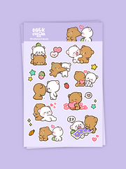 Milk Mocha Bear: Milk & Mocha 2nd Edition Sticker Pack House & Home Milk Mocha Bear