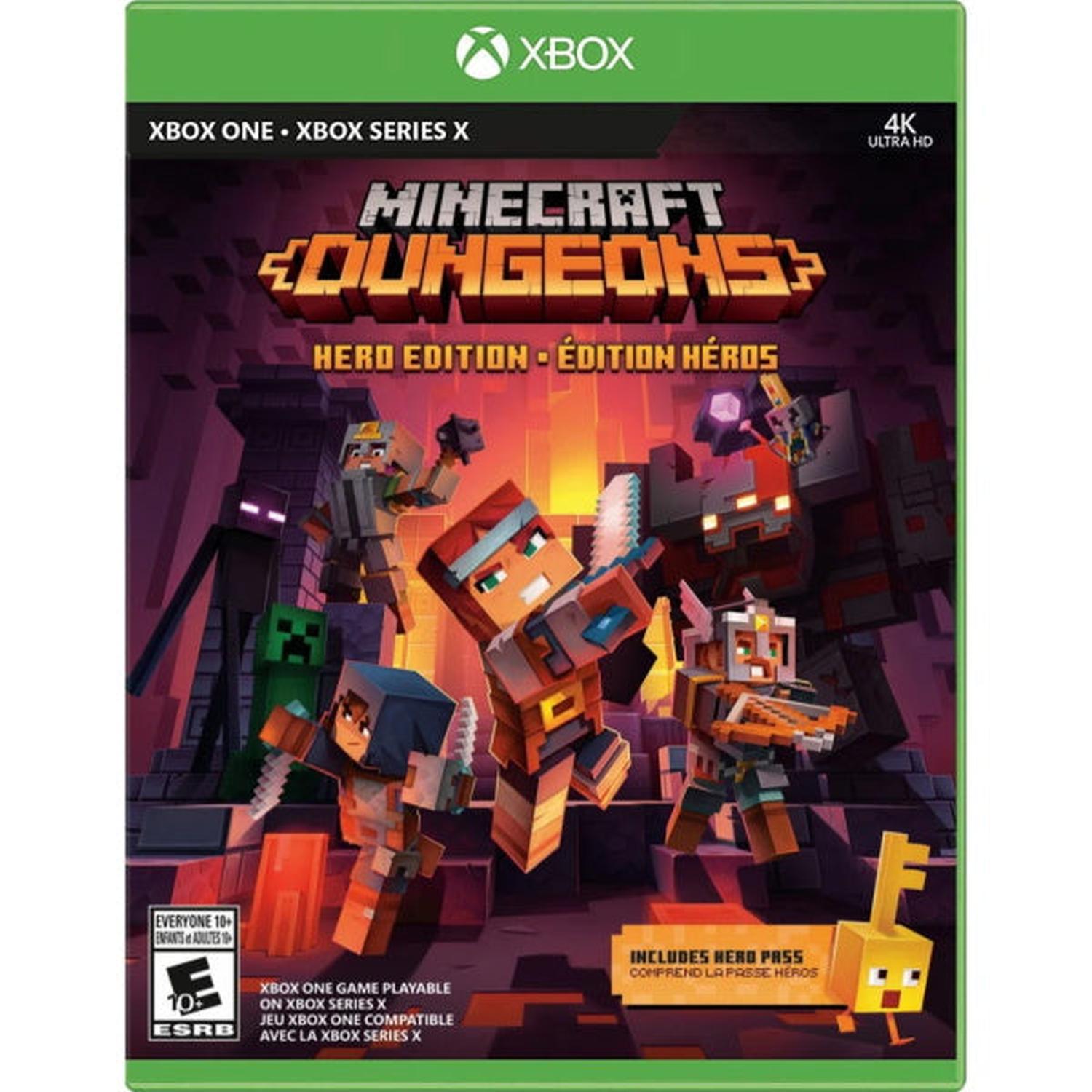 Minecraft Dungeons: Hero Edition [Xbox One / Xbox Series X] Xbox Series X Video Game Mojang Studios   