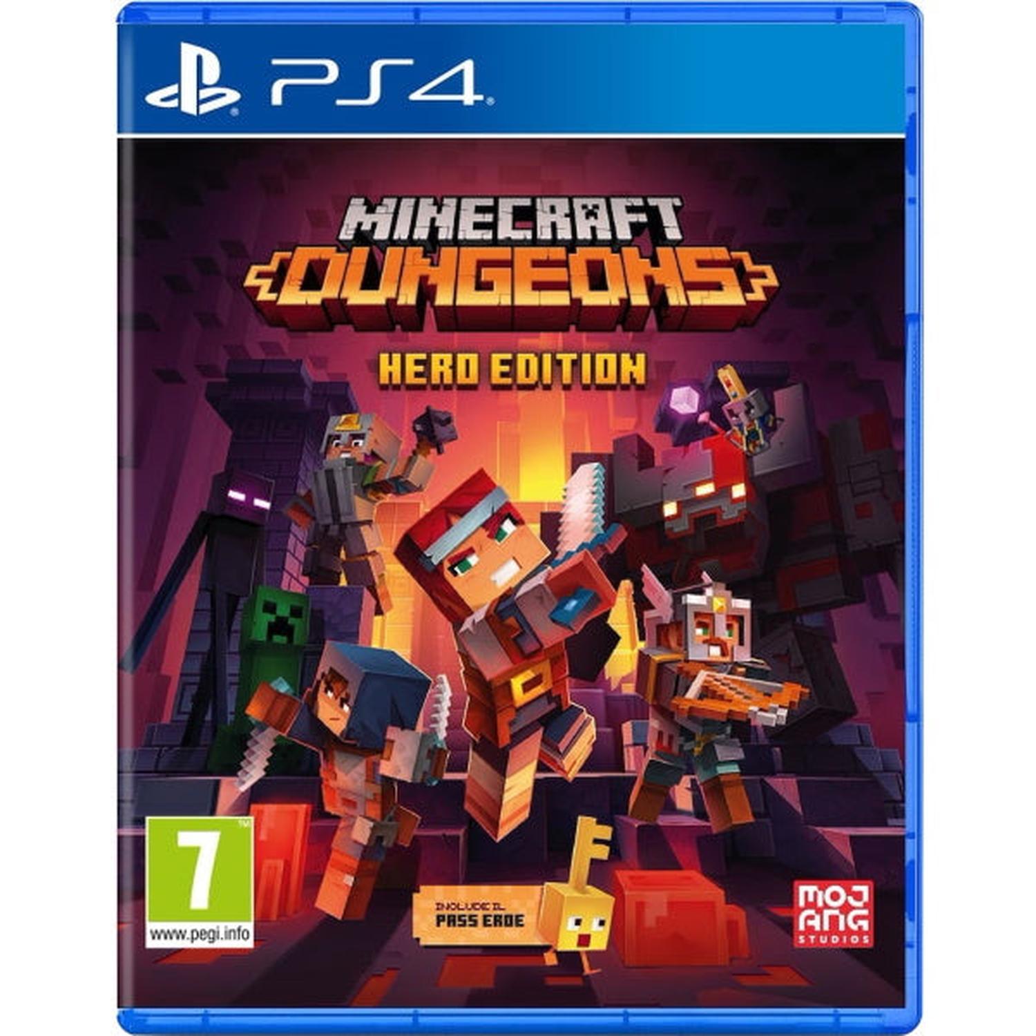 Minecraft Dungeons: Hero Edition [PlayStation 4] PlayStation 4 Video Game Mojang Studios   