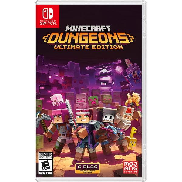 Minecraft Dungeons: Ultimate Edition [Nintendo Switch] Nintendo Switch Video Game Mojang Studios   