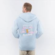 Milk Mocha Bear: Blue Clouds Snapshot Hoodie Hoodies Milk Mocha Bear