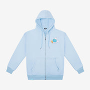 Milk Mocha Bear: Blue Clouds Snapshot Hoodie Hoodies Milk Mocha Bear XS