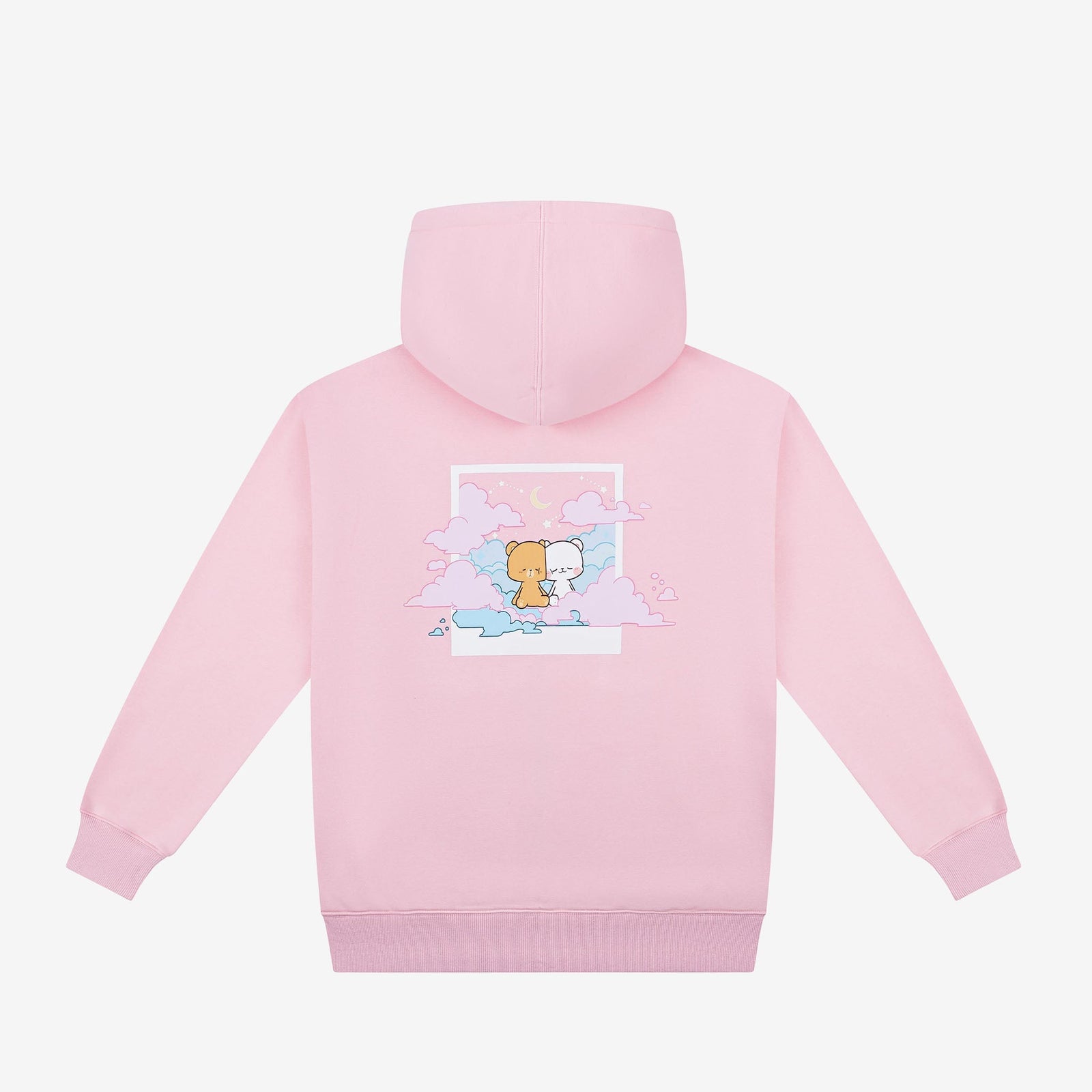 Milk Mocha Bear: Pink Clouds Snapshot Hoodie Hoodies Milk Mocha Bear