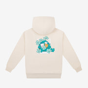 Milk Mocha Bear: Beige Clover Snapshot Hoodie Hoodies Milk Mocha Bear