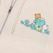 Milk Mocha Bear: Beige Clover Snapshot Hoodie Hoodies Milk Mocha Bear