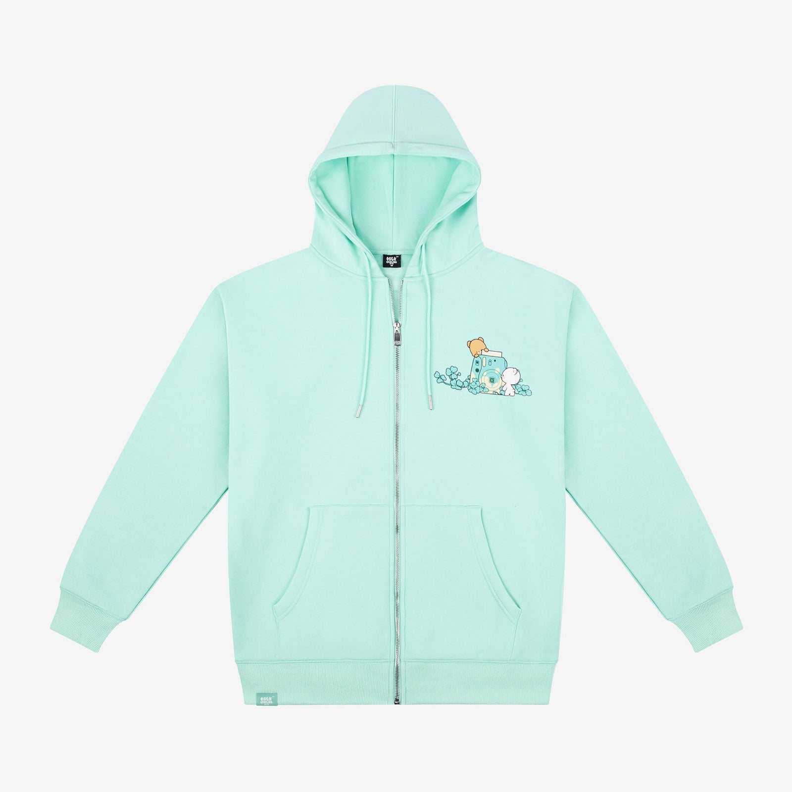 Milk Mocha Bear: Green Clover Snapshot Hoodie Hoodies Milk Mocha Bear XS