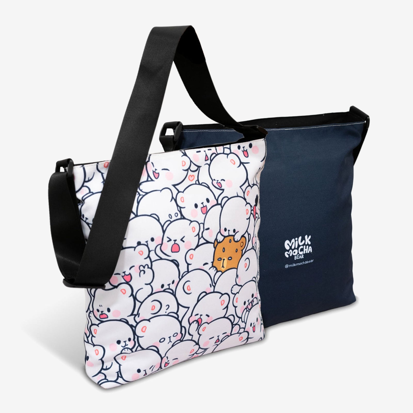 Milk Mocha Bear: Overwhelmed Cross Body Bag Handbags Milk Mocha Bear