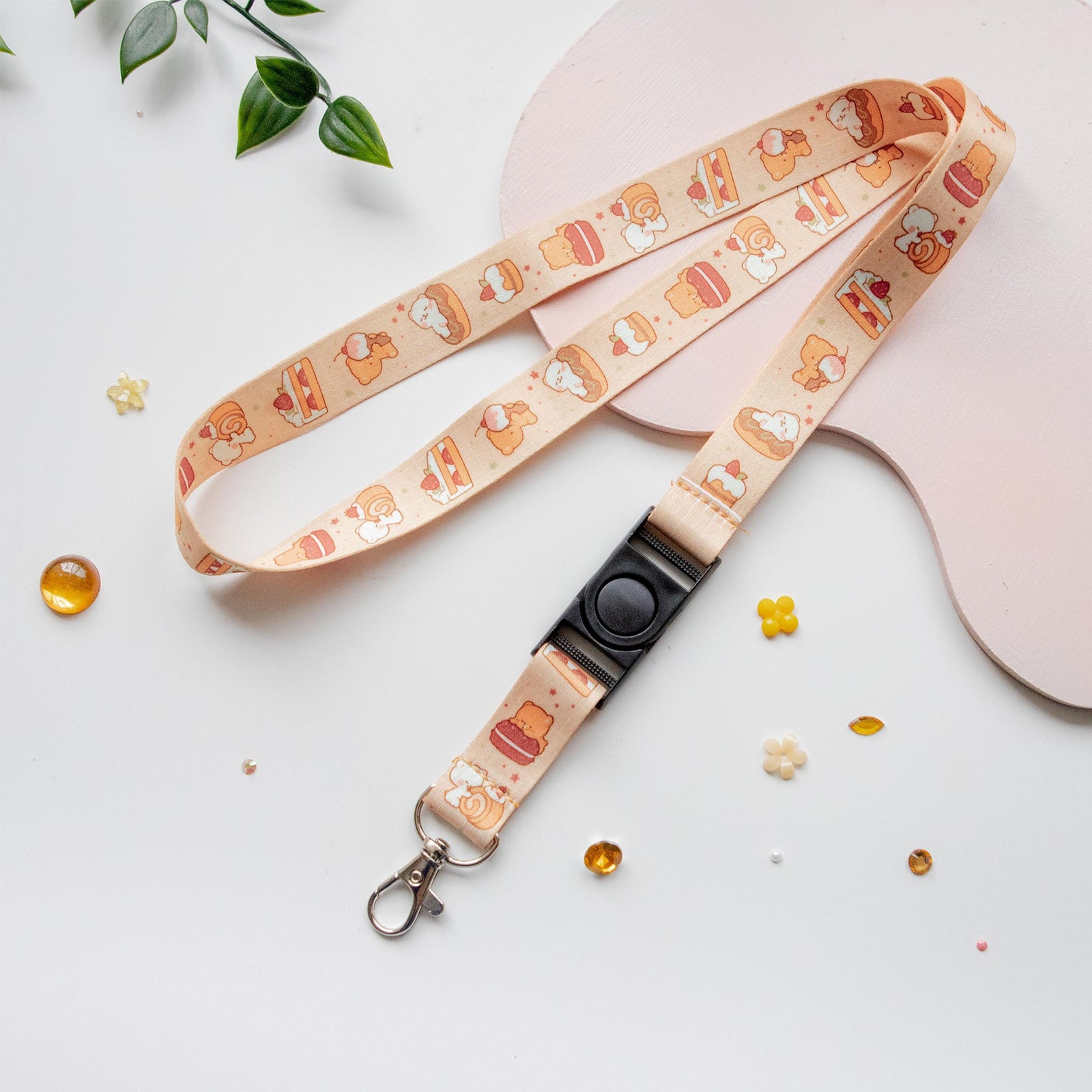 Milk Mocha Bear: Fluffy Delights Lanyard Lanyards Milk Mocha Bear