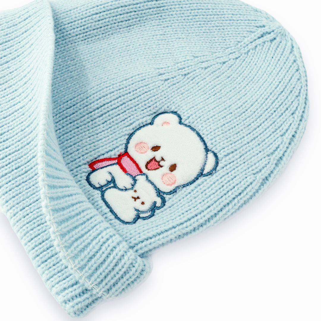 Milk Mocha Bear: Milk Winter Beanie Hats Milk Mocha Bear