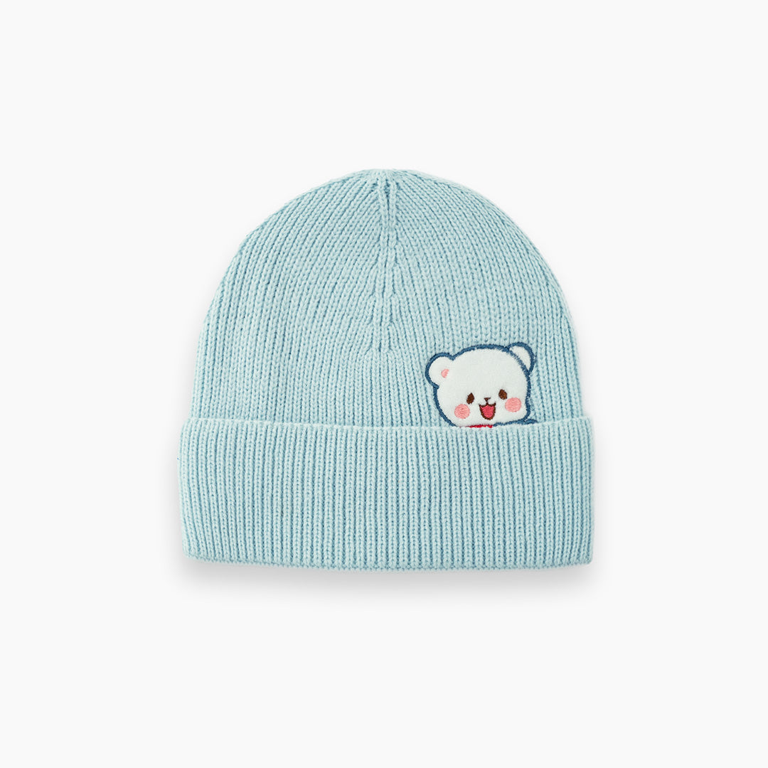 Milk Mocha Bear: Milk Winter Beanie Hats Milk Mocha Bear