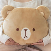 Milk Mocha Bear: Mocha Head Cushion Home Decor Milk Mocha Bear