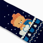 Milk Mocha Bear: Mocha Winter Scarf Scarf Milk Mocha Bear