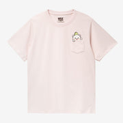 Milk Mocha Bear: Pocket Milk T-Shirt T-Shirts Milk Mocha Bear Pink XS